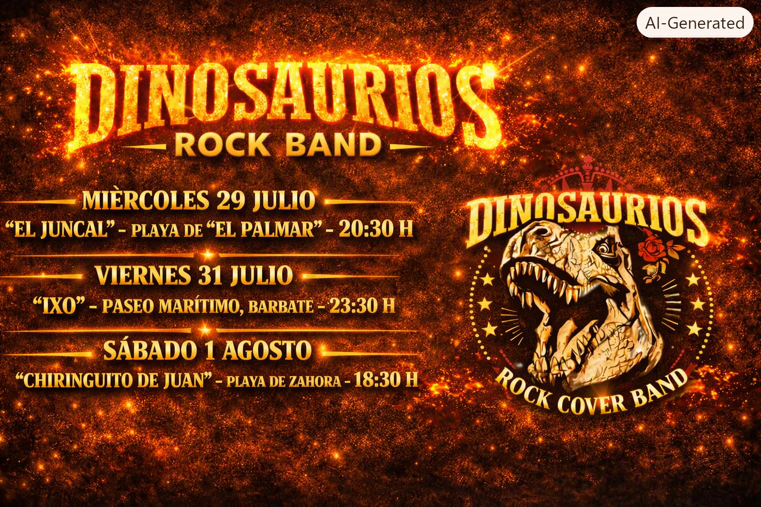 DINOSAURIOS Rock Band